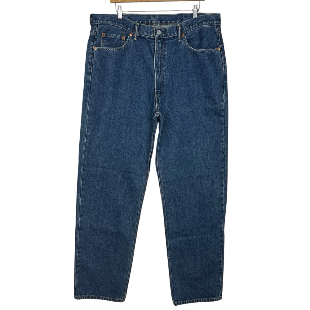 Levi's 550 Jeans Mens 40x34 Relaxed Fit Tapered Leg Dark Wash Denim NWOT